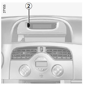 Pour désactiver les airbags : véhicule à l’arrêt, contact non mis, poussez