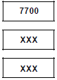 Le Numéro MPR s’inscrit alors sur l’afficheur central en trois séquences.